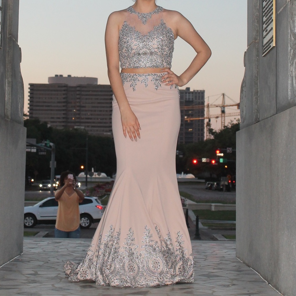 Two Piece Prom Dress